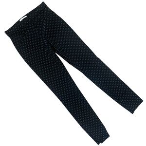Primark Black Pants with White Polka Dots Pants size 6